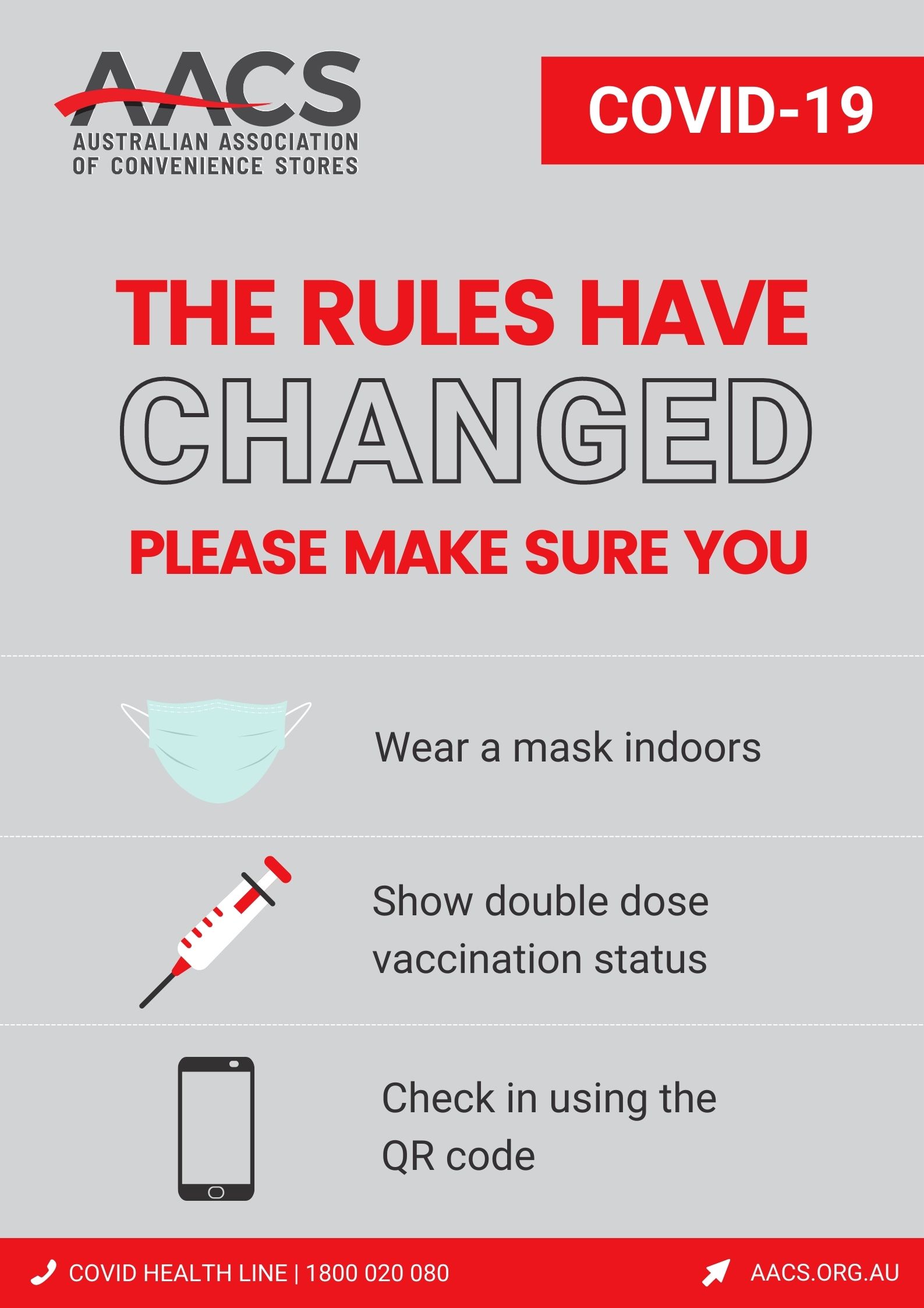 AACS_COVID-19 posters_Rules Have Changed